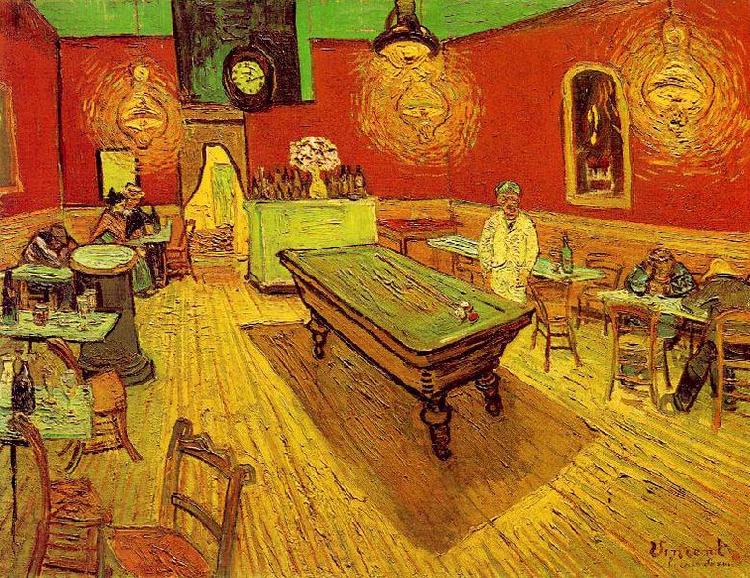 Vincent Van Gogh The Night Cafe Spain oil painting art